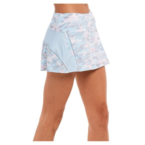 Lucky In Love Tennis Skirt undercover pastel camo glace blue/pink Sz Small NEW - Picture 4 of 8